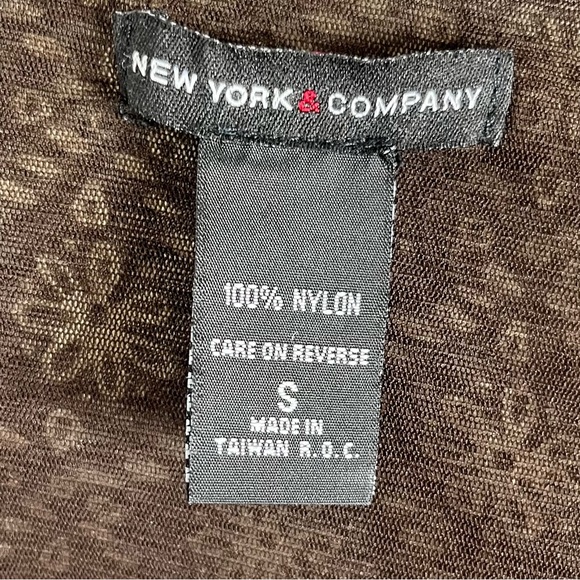 New York & Co Tie Sleeve Top - Picture 7 of 7
